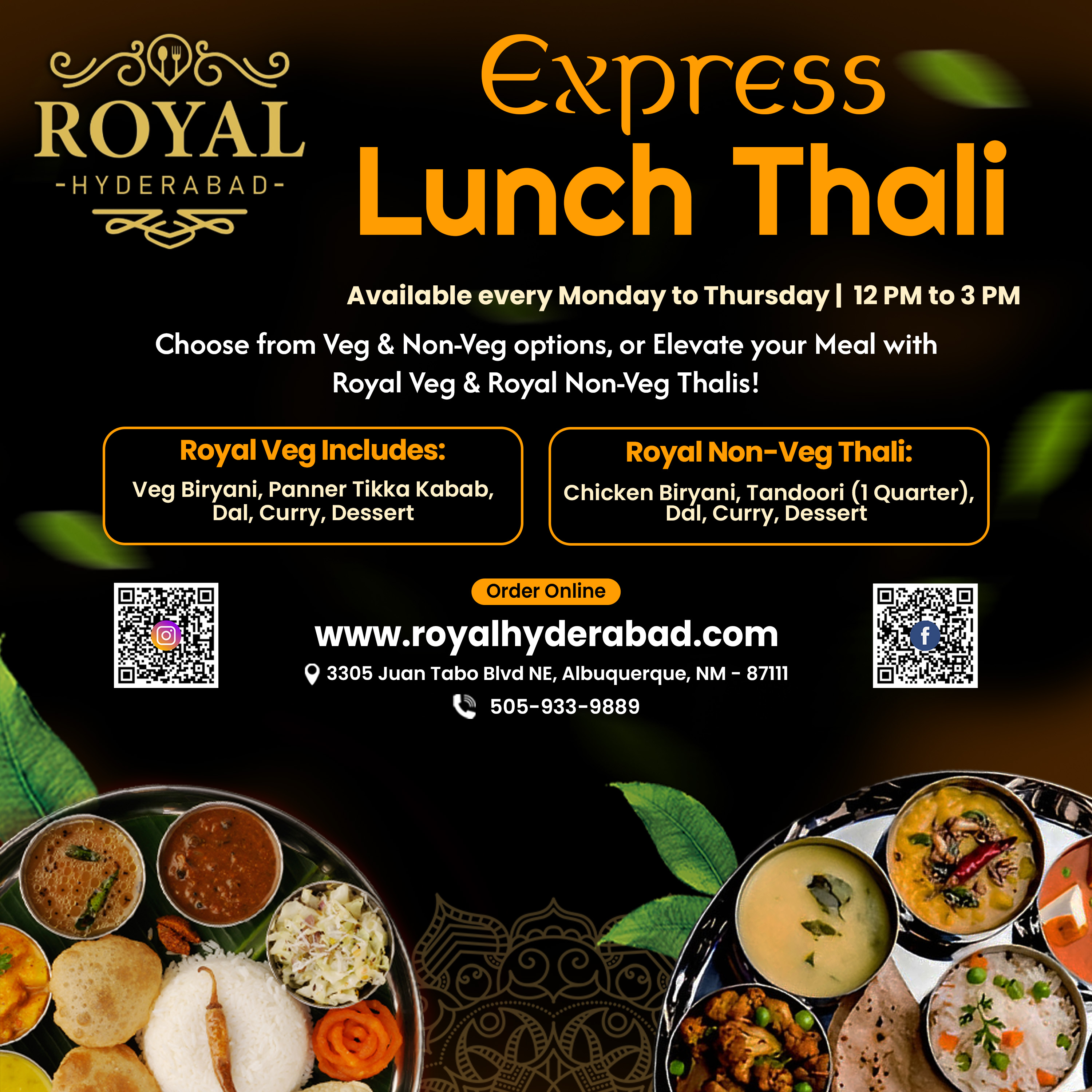 Express Lunch Thali